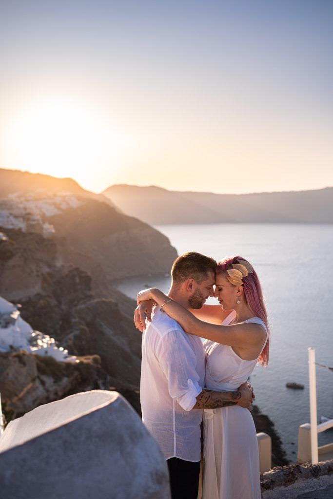 santorini engagement photographer