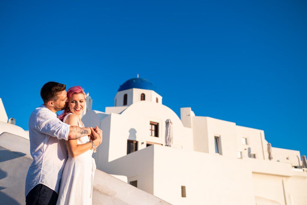 santorini engagement photographer