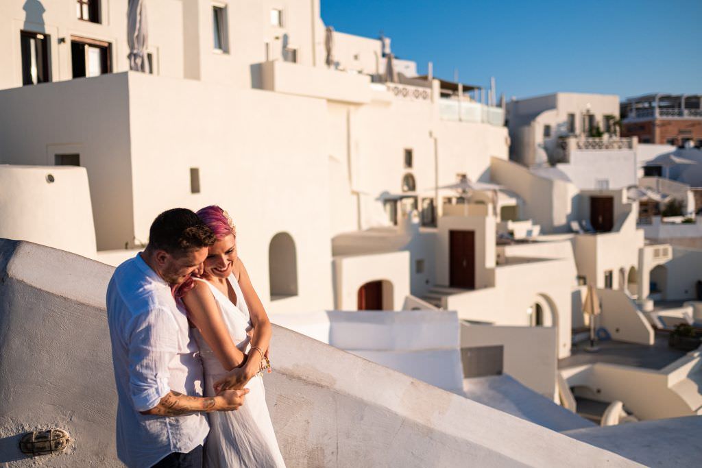 santorini engagement photographer