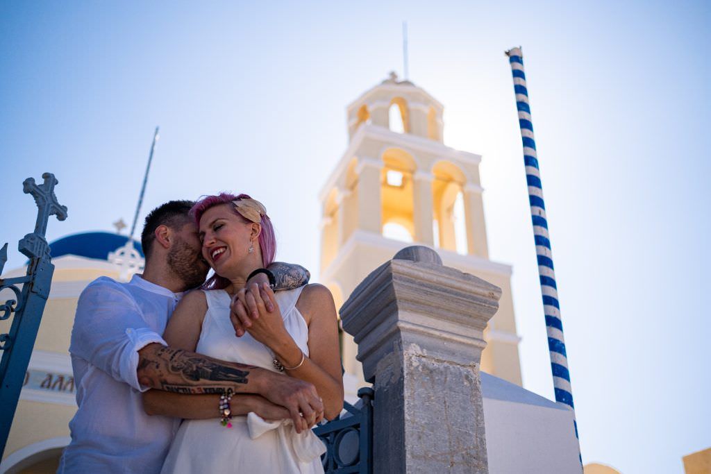 santorini engagement photographer