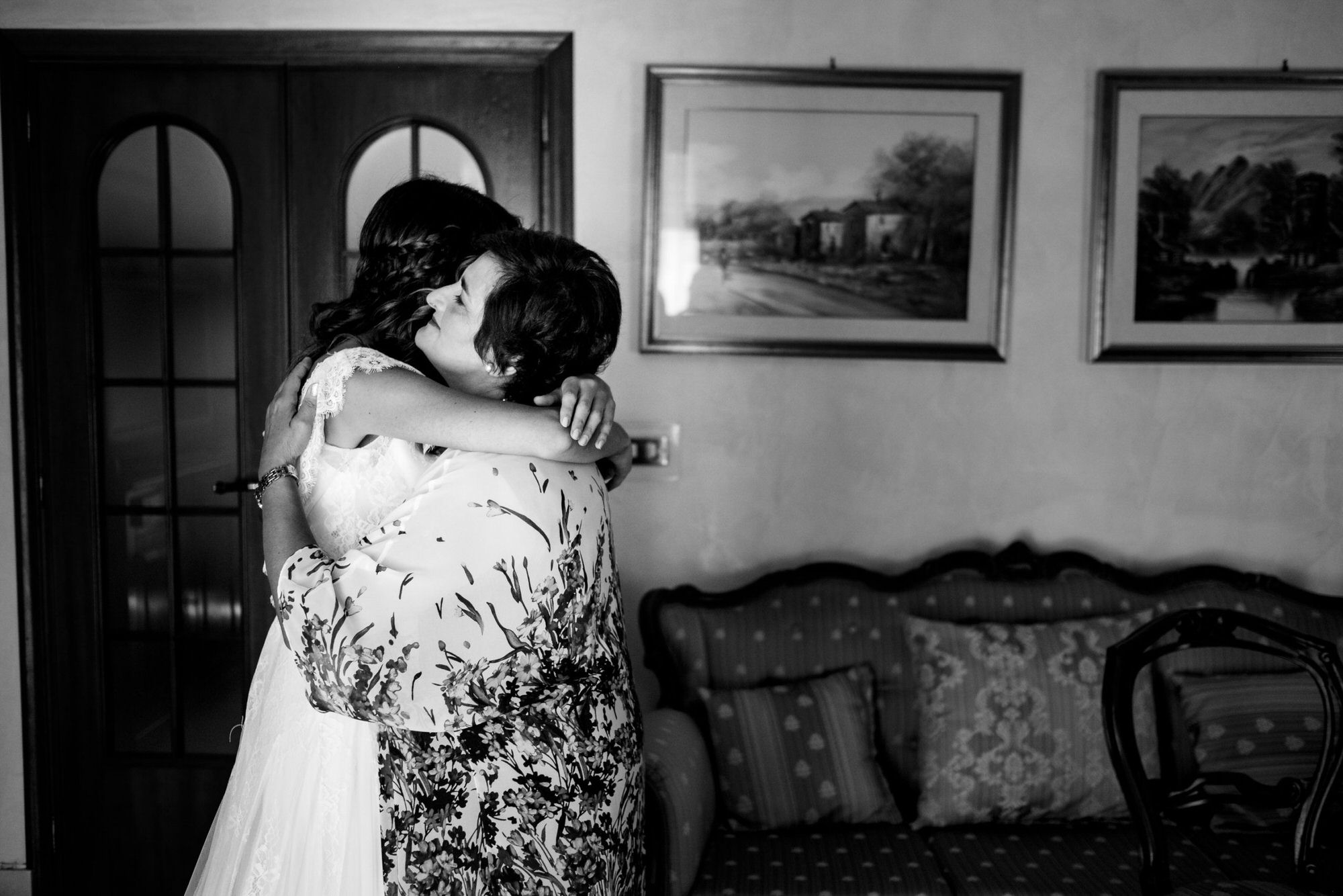 Bride Hug With Her Mother