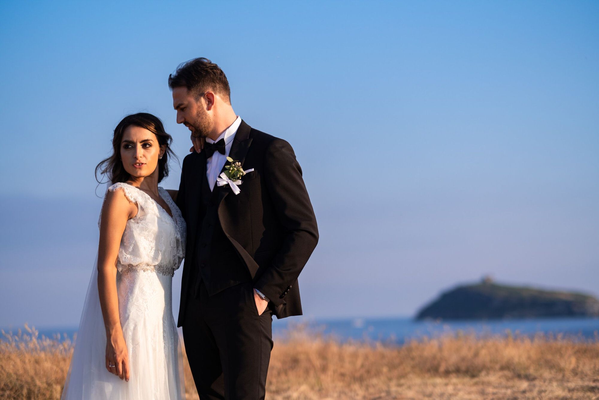 wedding in diamante calabria italy In Front of Isola di Cirella
