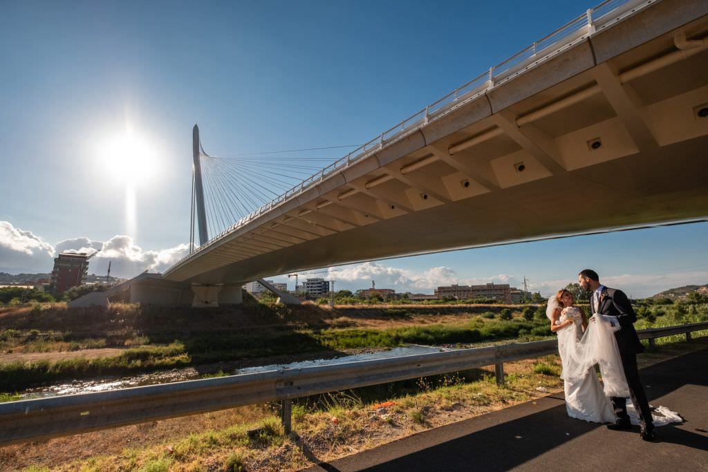 fotografo di matrimonio cosenza ponte di calatrava