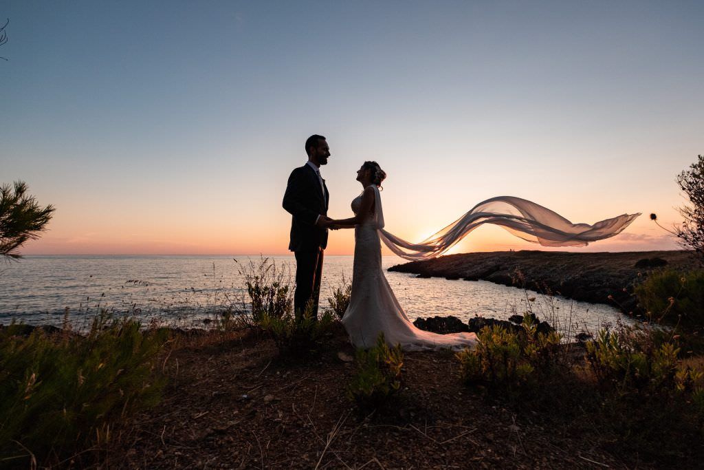 foto di matrimonio punta cirella