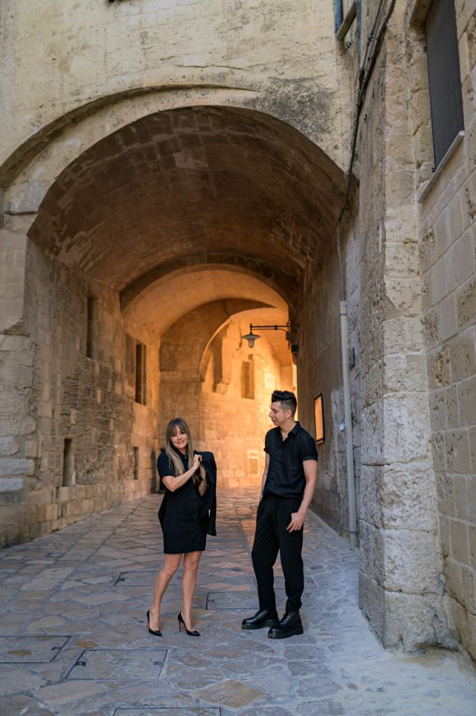 Matera vacation photoshoot