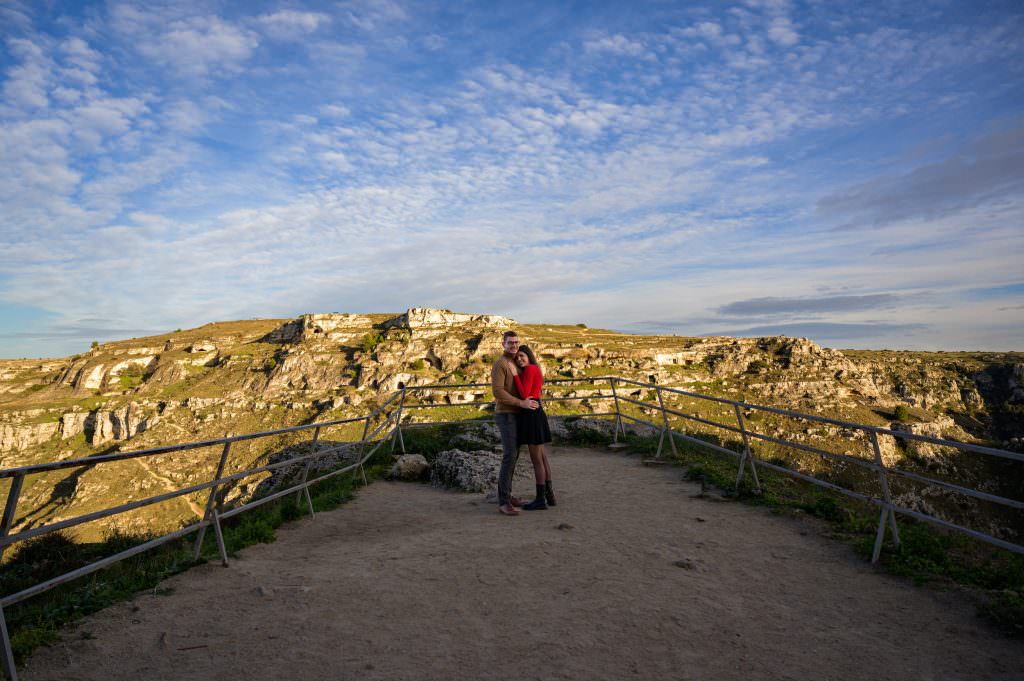 Wedding proposal photographer in Matera
