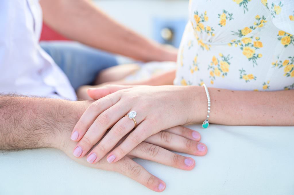Wedding Proposal on Boat in Positano