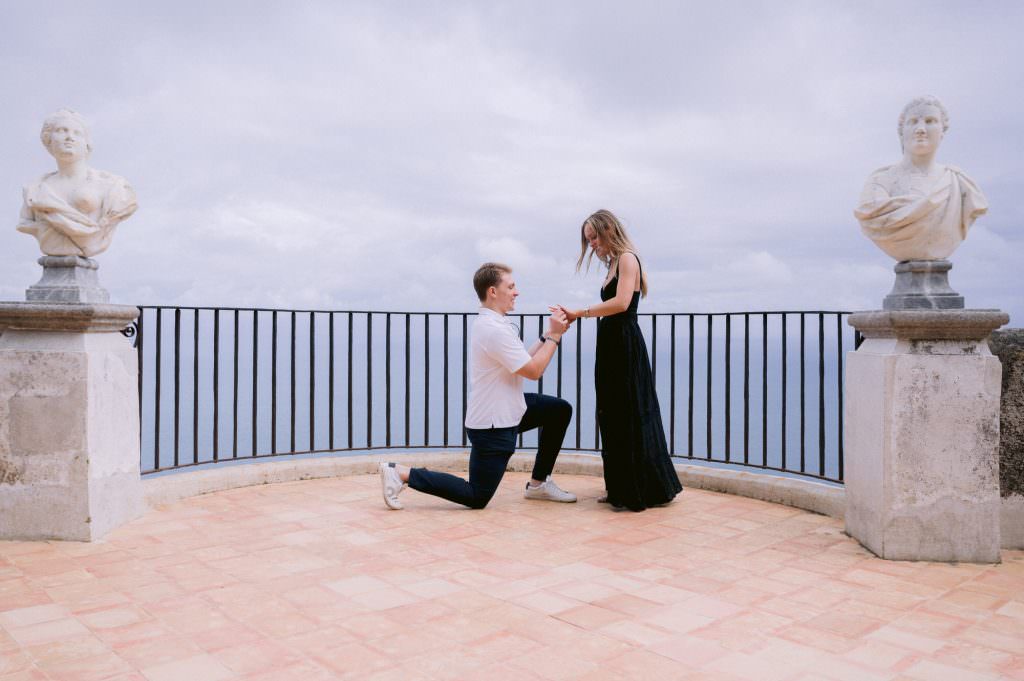 Engagement Proposal in Villa Cimbrone
