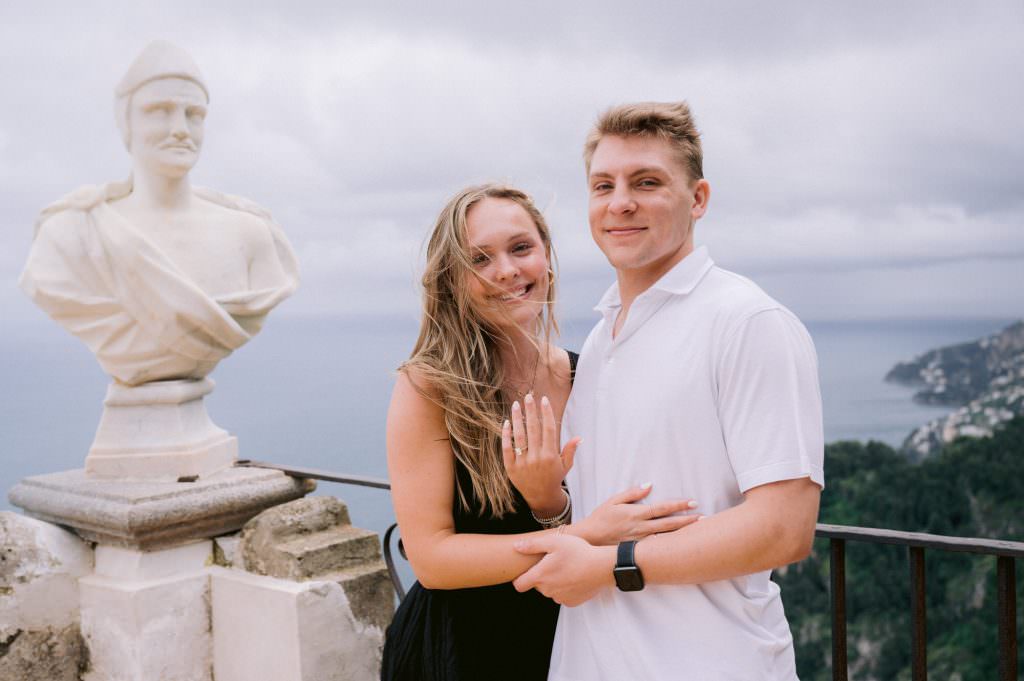 Engagement Proposal in Villa Cimbrone