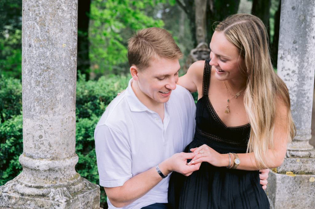 Engagement Proposal in Villa Cimbrone