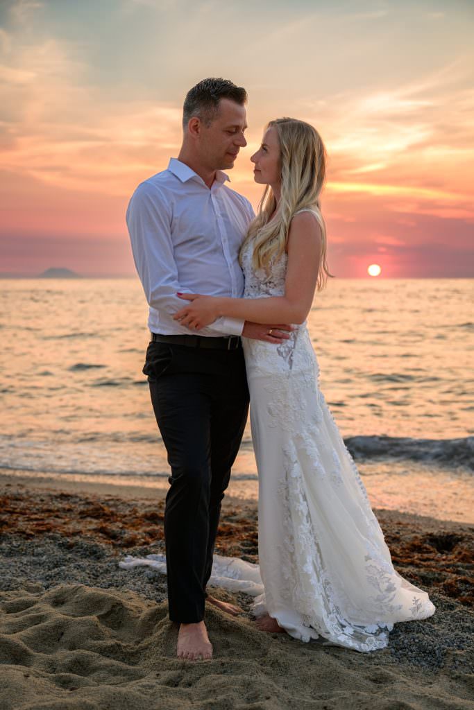 wedding photography tropea sunset