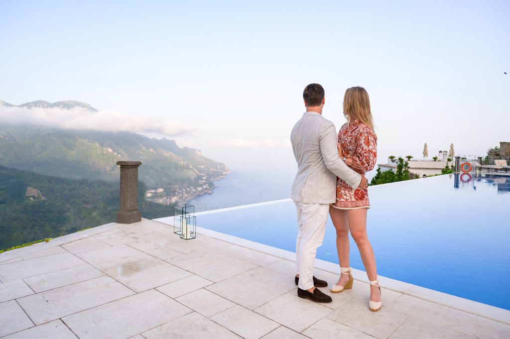 Private Terrace Dinner Proposal at Belmond Hotel Caruso