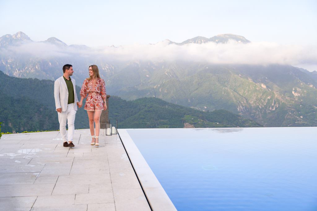 Private Terrace Dinner Proposal at Belmond Hotel Caruso