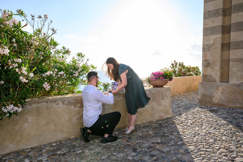 Überraschender Heiratsantrag in Tropea