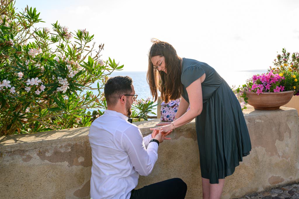 Überraschender Heiratsantrag in Tropea