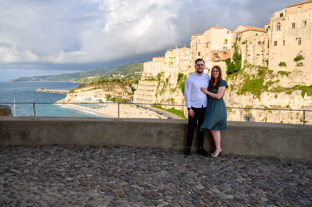 Überraschender Heiratsantrag in Tropea