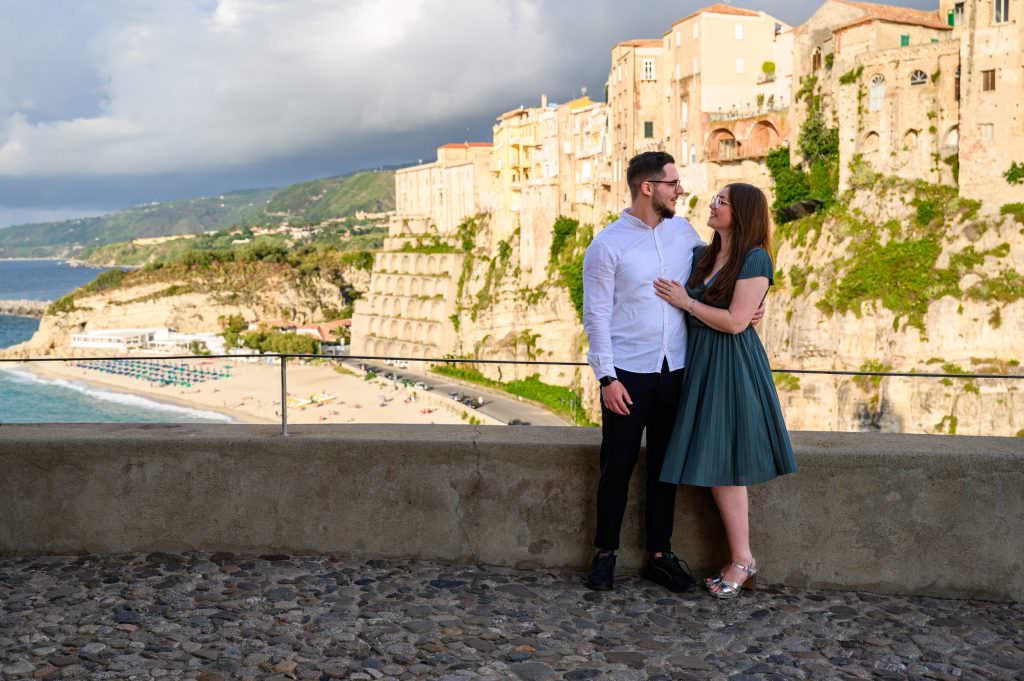 Überraschender Heiratsantrag in Tropea