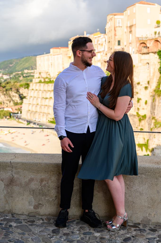 Überraschender Heiratsantrag in Tropea