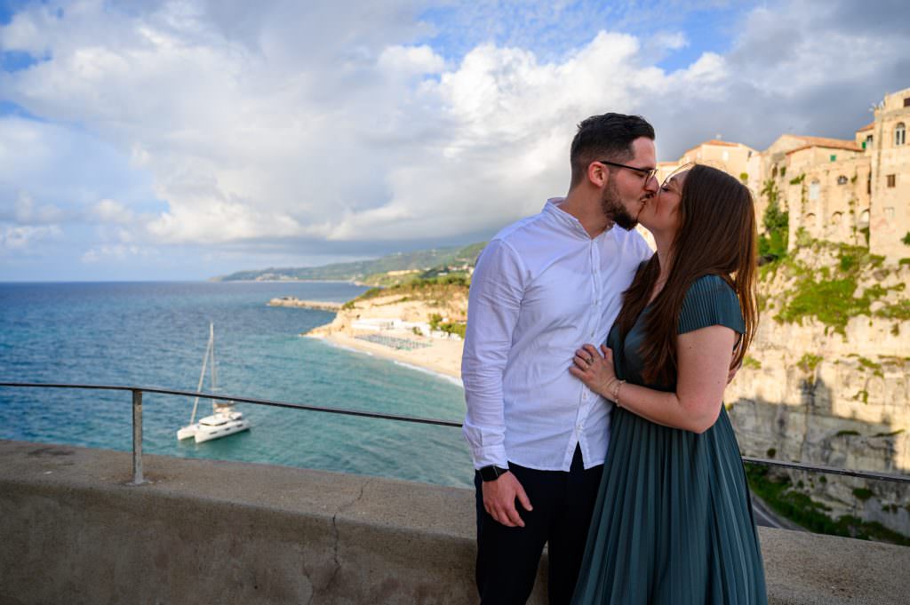 Überraschender Heiratsantrag in Tropea