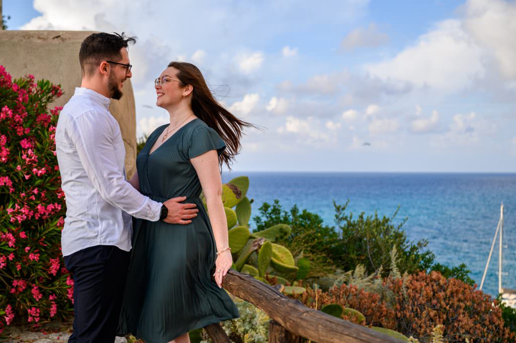 Überraschender Heiratsantrag in Tropea