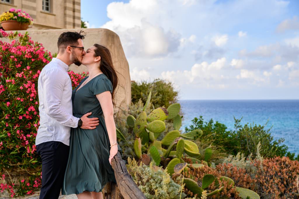 Überraschender Heiratsantrag in Tropea