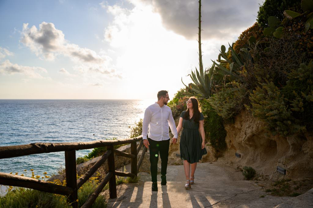 Überraschender Heiratsantrag in Tropea