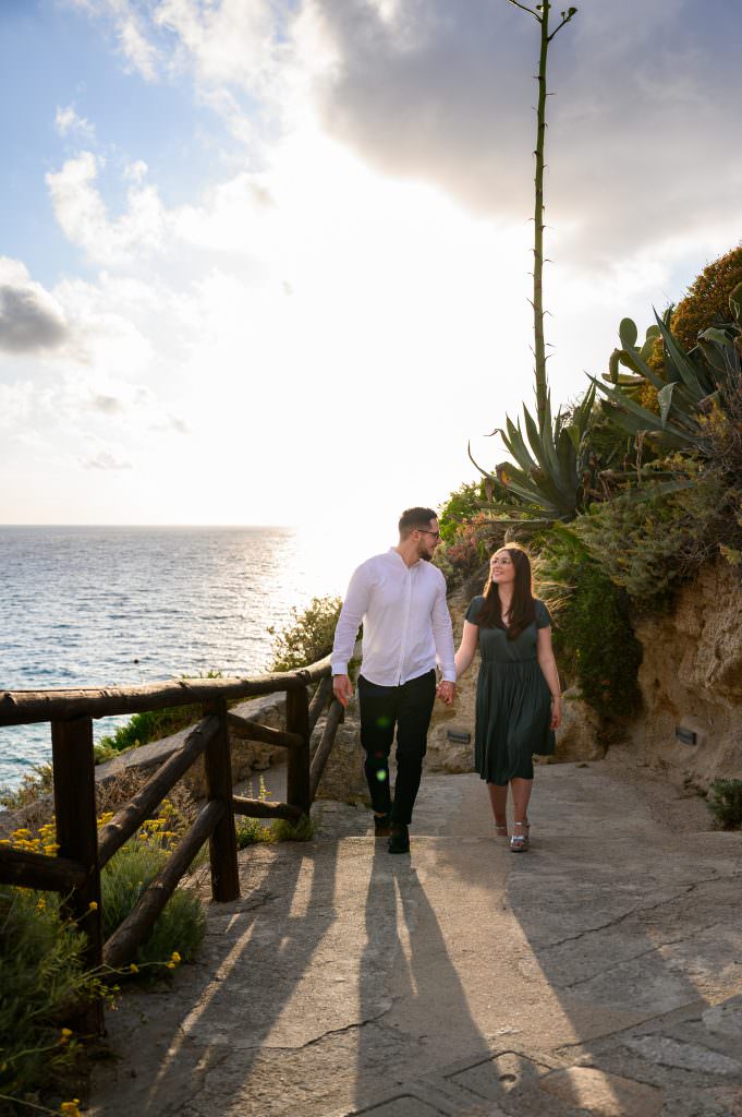 Überraschender Heiratsantrag in Tropea