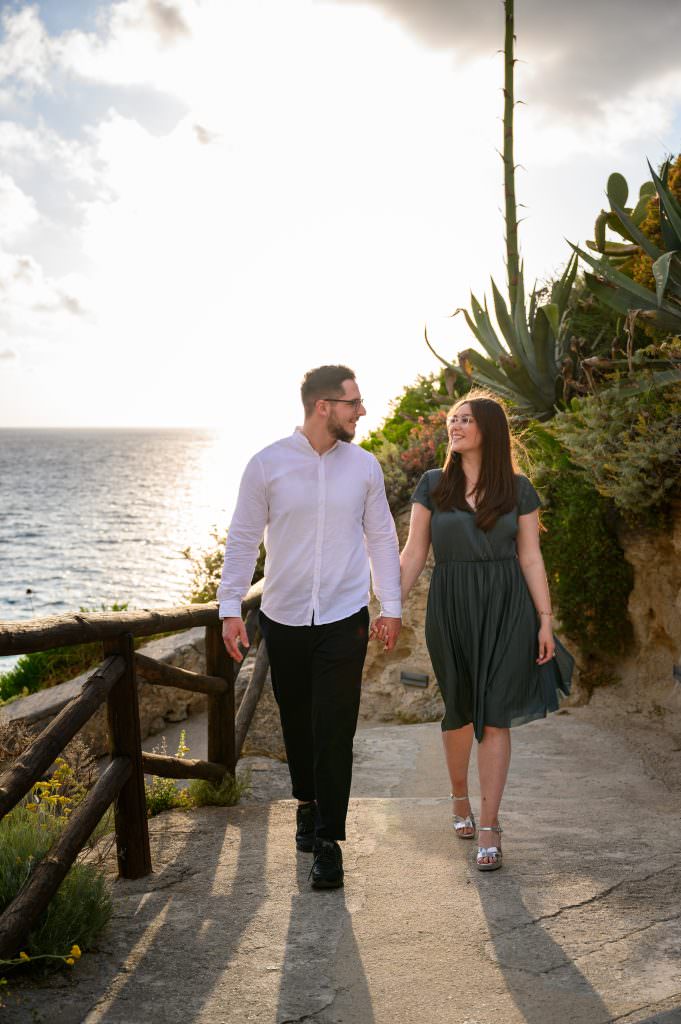 Überraschender Heiratsantrag in Tropea