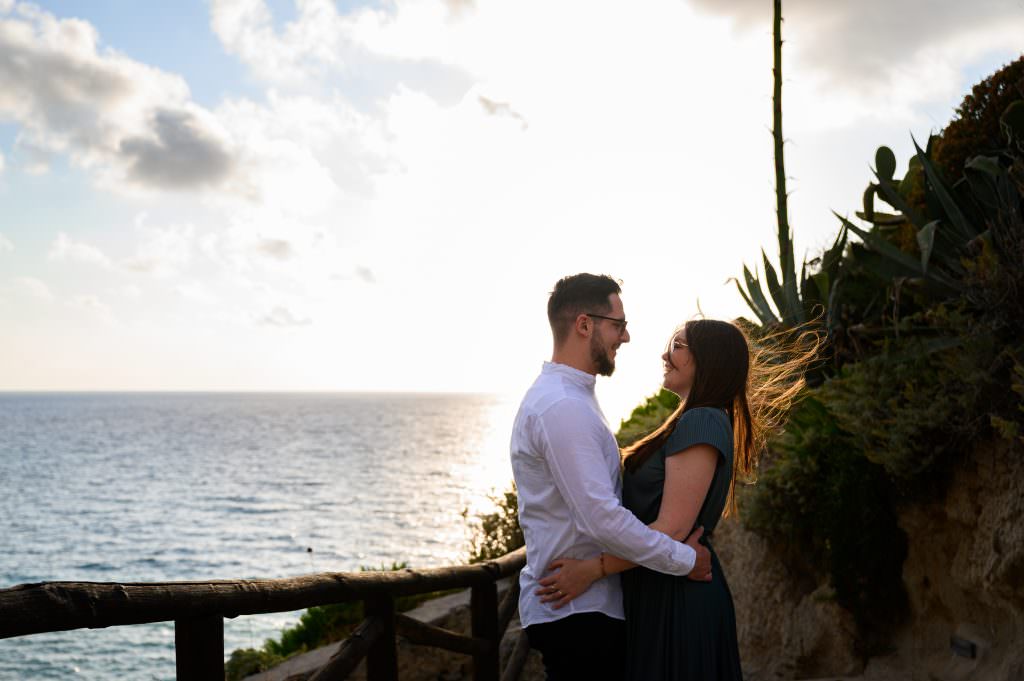 Überraschender Heiratsantrag in Tropea