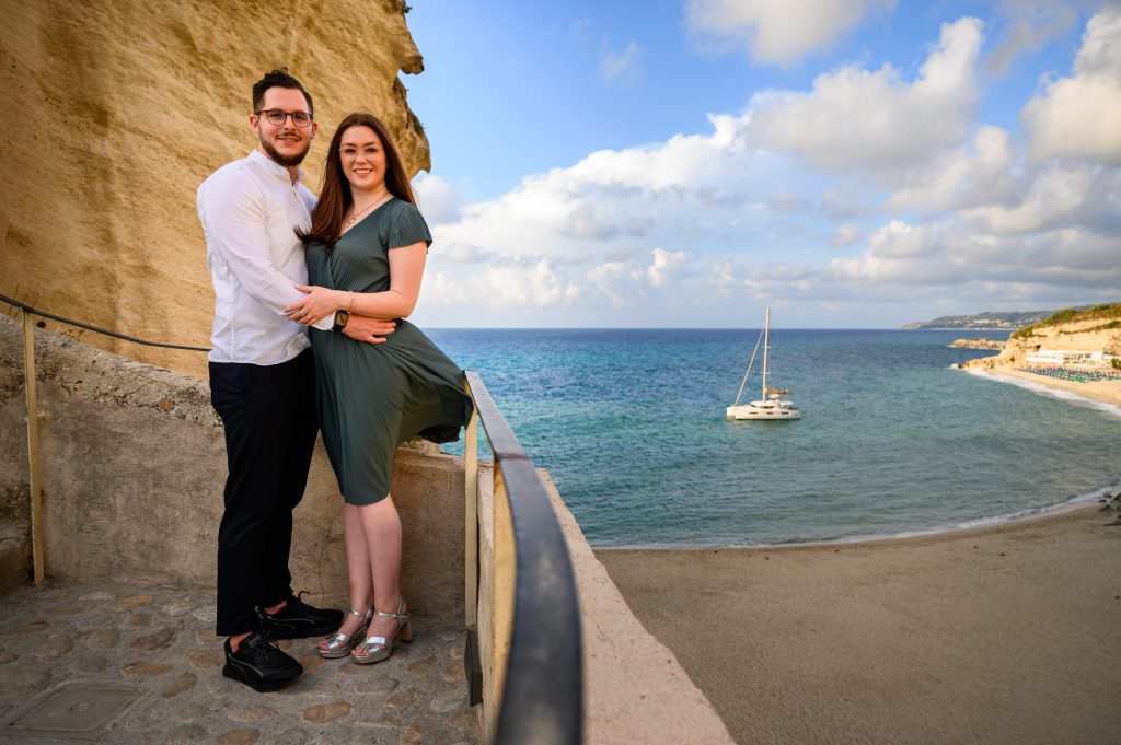 Überraschender Heiratsantrag in Tropea
