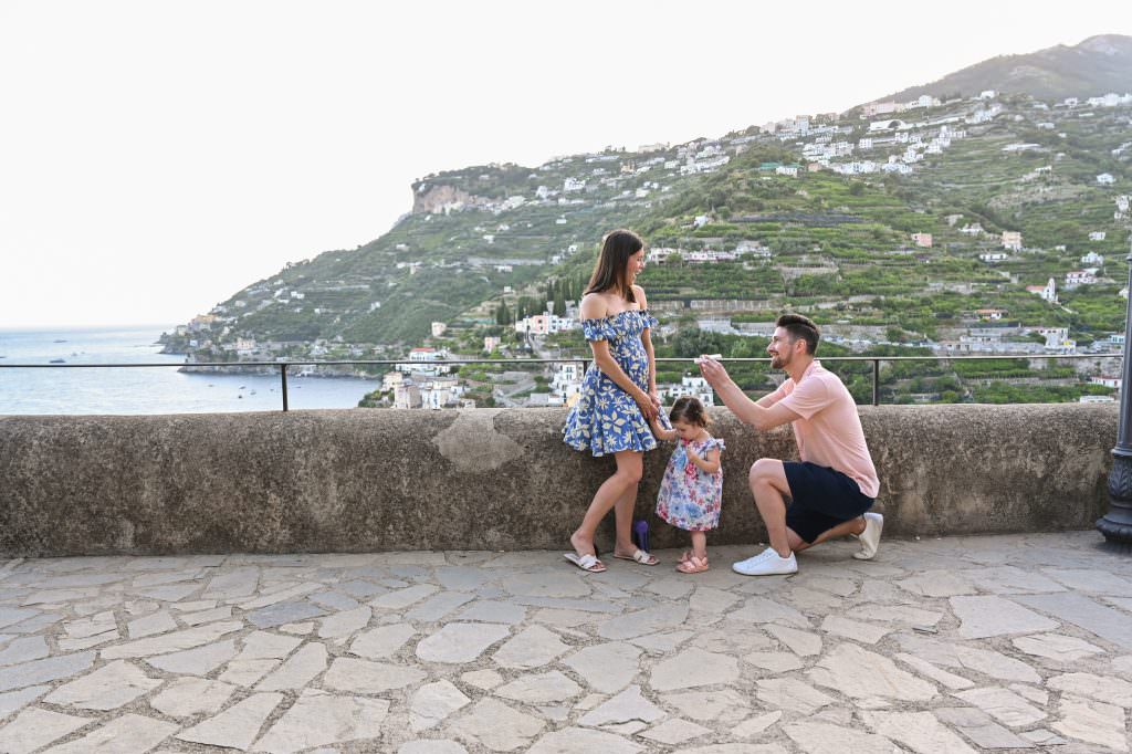 surprise wedding proposal minori