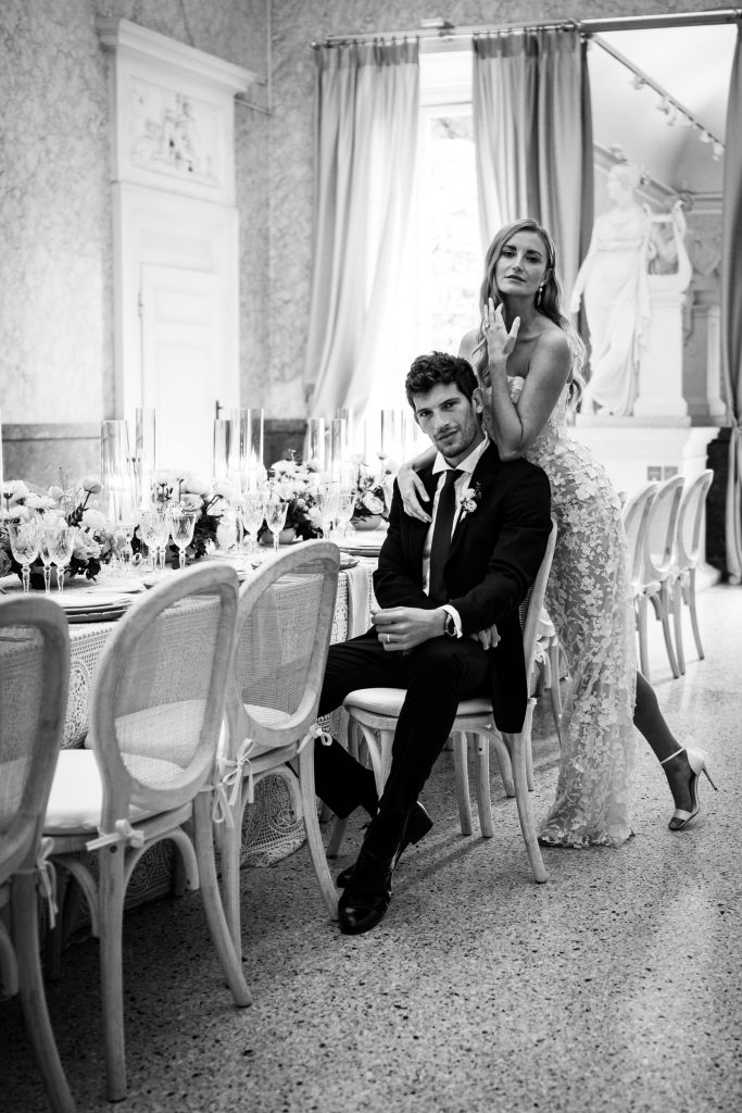 lake como fashion wedding