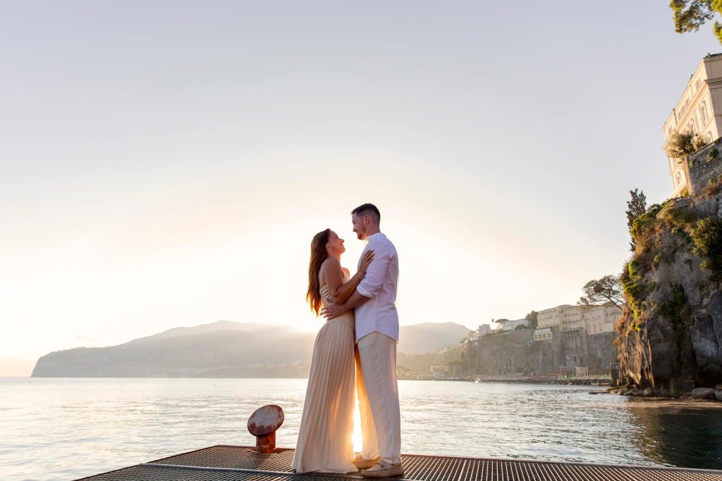 Sunrise engagement session Sorrento