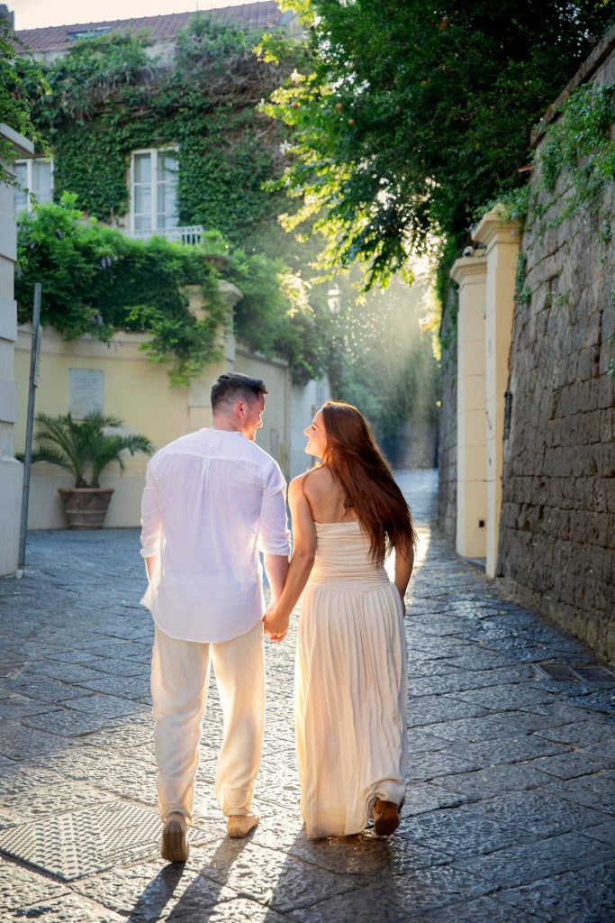 sunrise couples pictures in sorrento