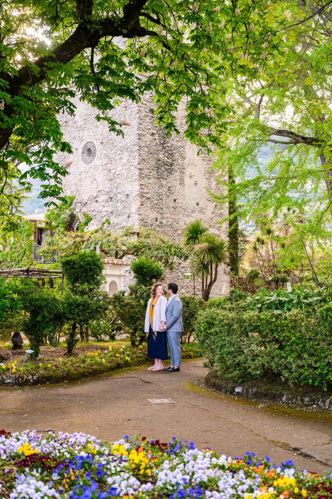 engagement in villa rufolo
