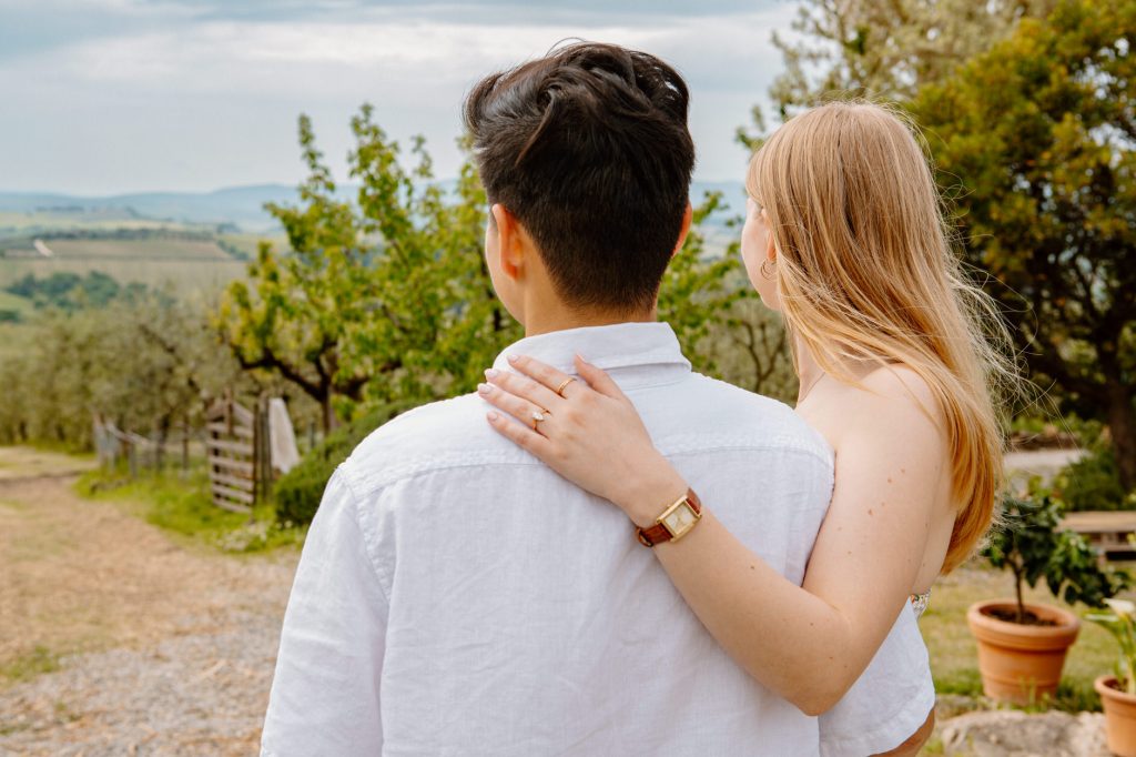Wedding Proposal photoshoot in Tuscany