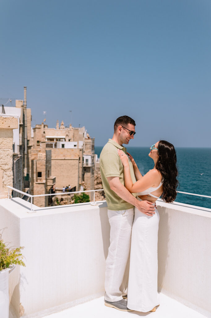 Candid proposal photography in southern Italy