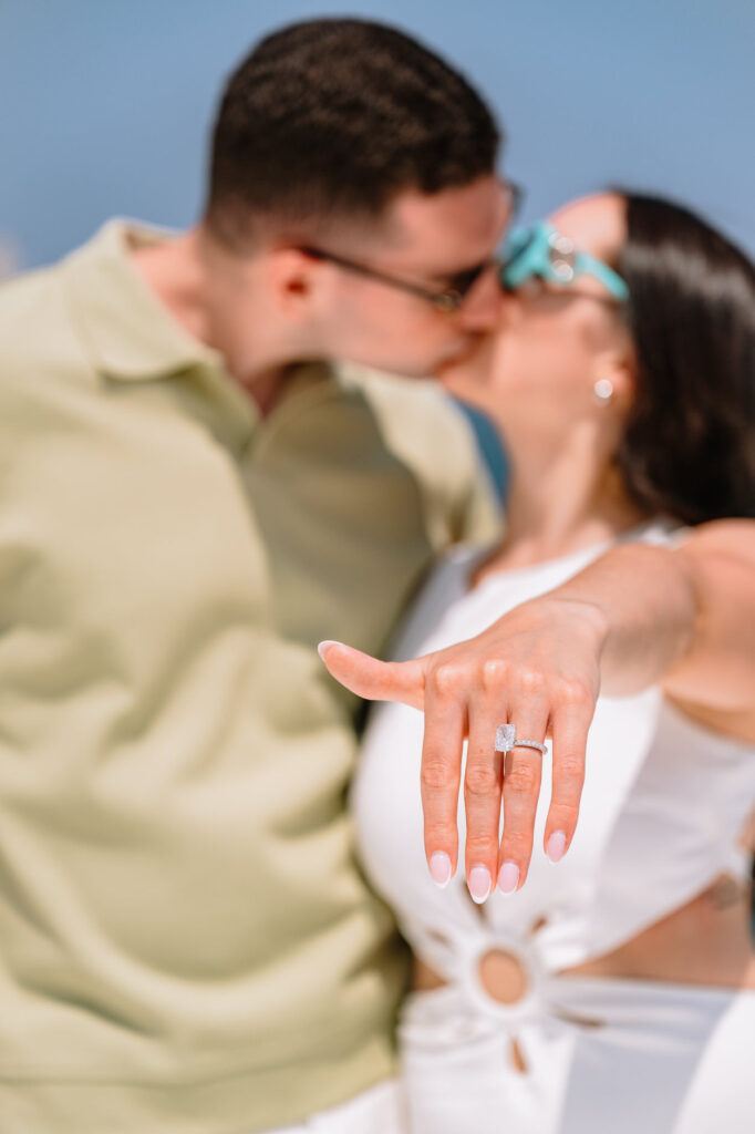 Puglia Italy photos of engagement moment